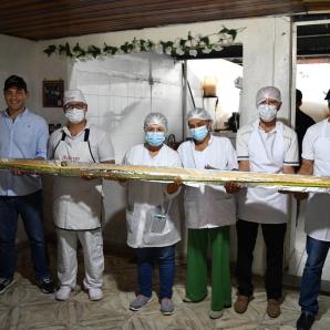 Achira más grande del mundo en Huila, Colombia