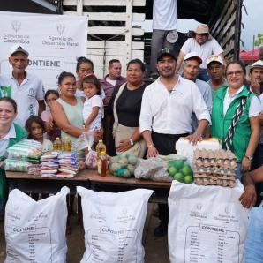 ADR entrega 75.310 canastas alimentarias en Colombia