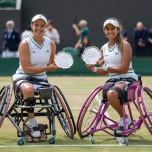 La tenista colombiana Angélica Bernal fue homenajeada en Wimbledon