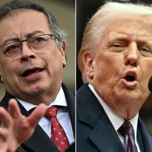 Antesala llamada Petro Trump