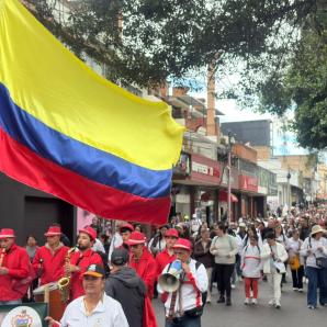 Salario Mínimo Vital: Pasto marchó en apoyo a Gustavo Petro