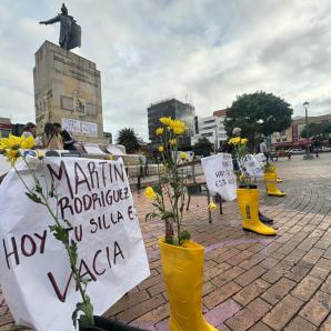 Universitarios en Pasto conmemoraron el Día del Estudiante Caído 