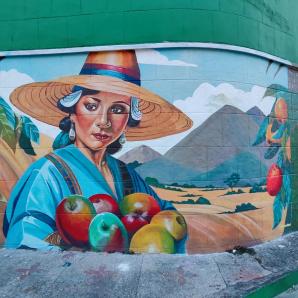 Mural en Santander en tributo a las mujeres y a la tierra