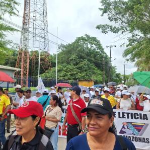 Leticia marcha por el trabajo digno: cerca de mil personas se movilizan este 1 de mayo 