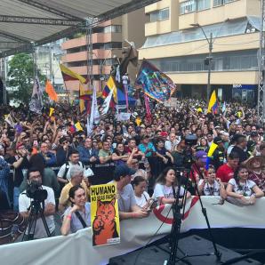 Miles de personas marcharon en Ibagué y Saldaña por la defensa del agua, la vida y los territorios