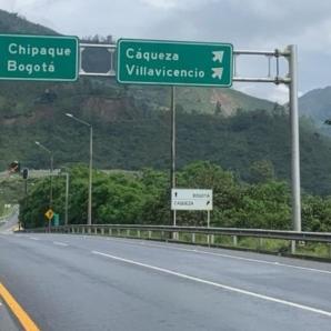Vía Bogotá-Villavicencio: Habilitada la variante en la vía 