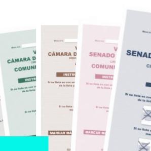 Qué tarjetas entregan para votar el 8 de marzo