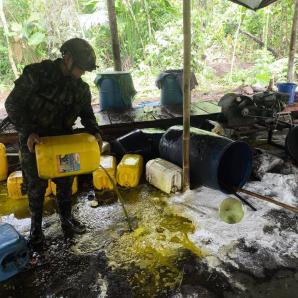 Resultados de lucha contra el narcotráfico en frontera con Ecuador 