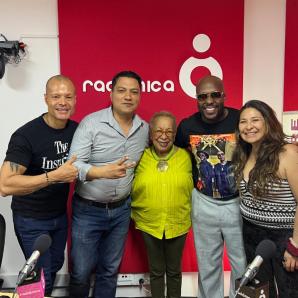 Teresita Gómez y Alfredo de la Fe se reencontraron en Radio Nacional de Colombia