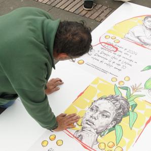 Día de los Derechos Humanos: Así fue la conmemoración en la Plaza de Bolívar