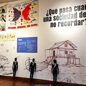 Exposición sobre el conflicto armado en Colombia