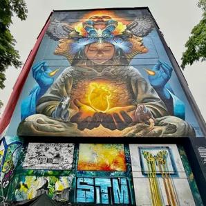 Colombia gana premio mundial por mural de la ancestralidad en Pereira