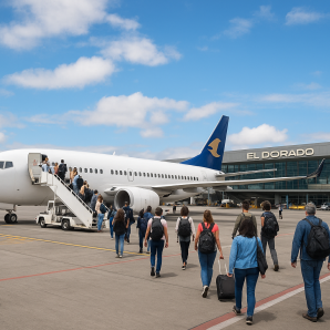 Turismo Colombia crece más 37 millones pasajeros movilizados 2025