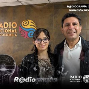 Edna Karina Cortés Polanía y el doctor Jorge Cubillos Gutiérrez,