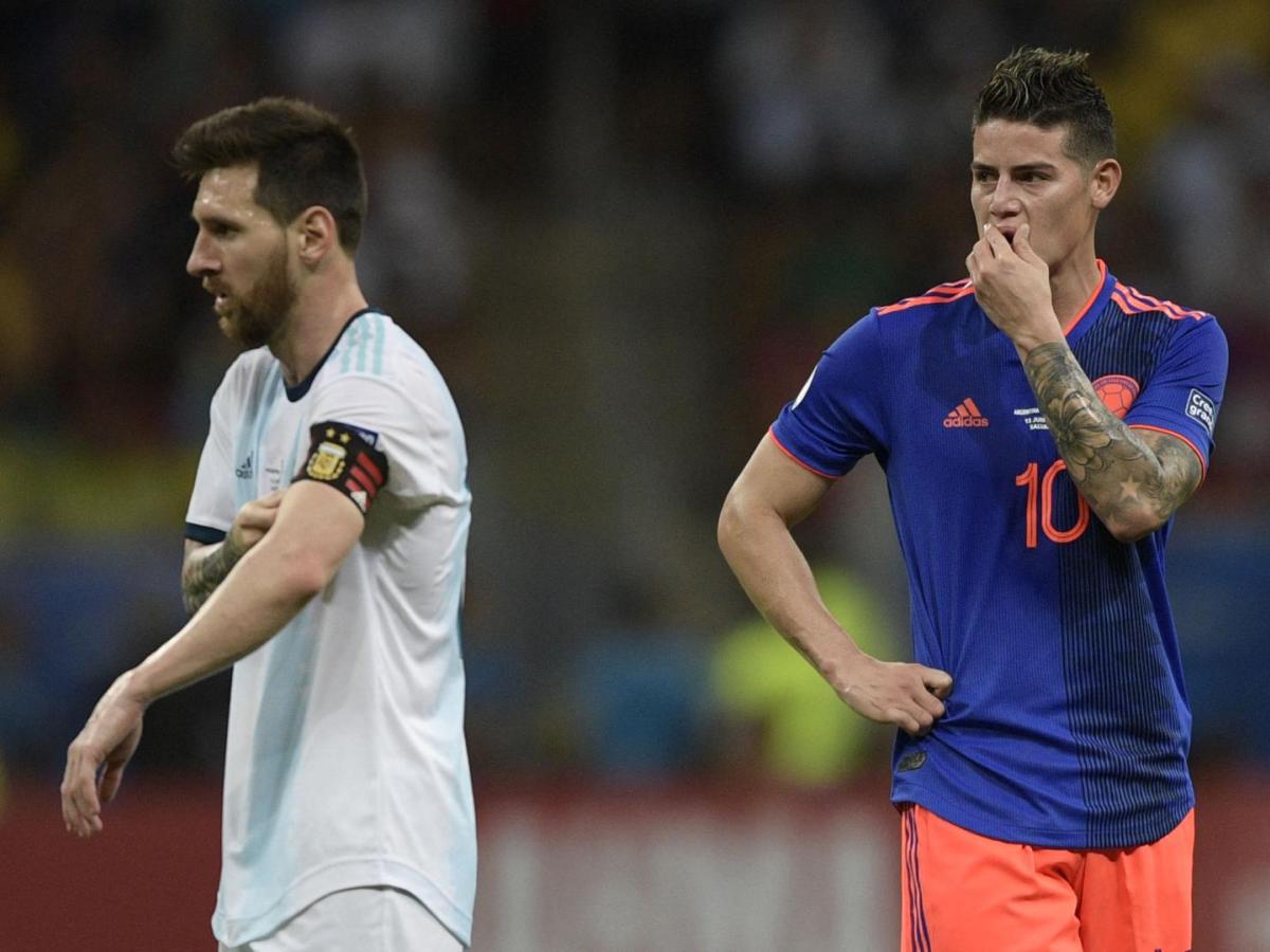 Colombia vs argentina jugadores más destacados y sus estadísticas