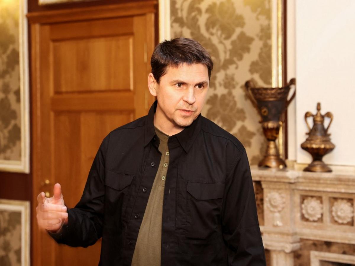 Mikhailo Podolyak, consejero del responsable de la administración presidencial.