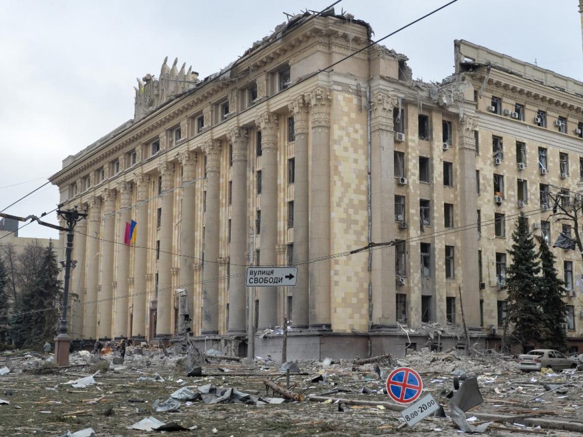 Ucrania: Rusia bombardeó la ciudad de Járkov