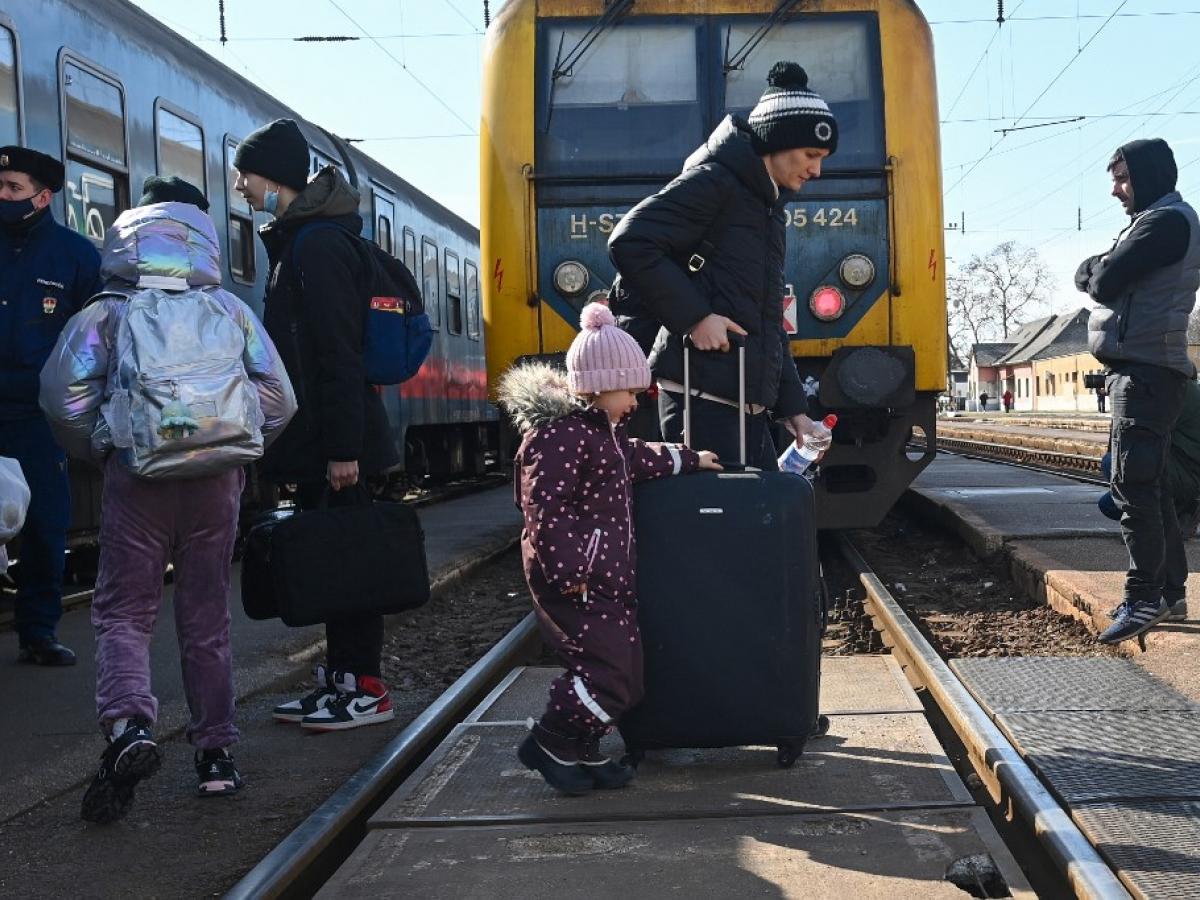 Desplazados internos en Ucrania por la invasión rusa