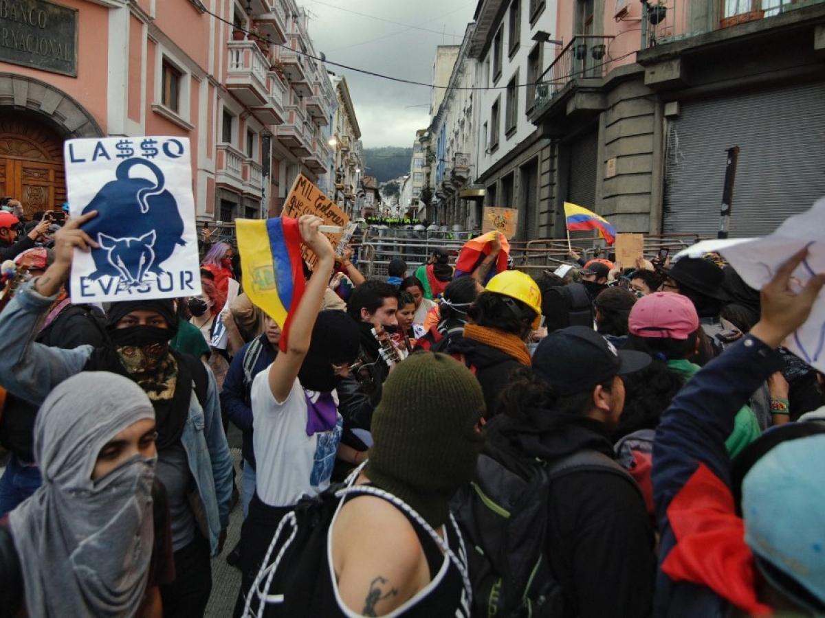 Declaran estado de excepción en Ecuador por protestas indígenas