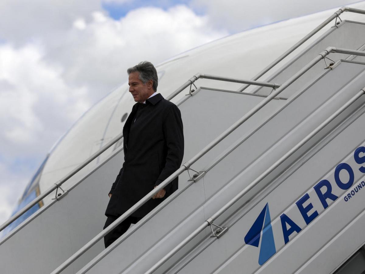 Llegó a Colombia el secretario de Estados Unidos, Antony Blinken