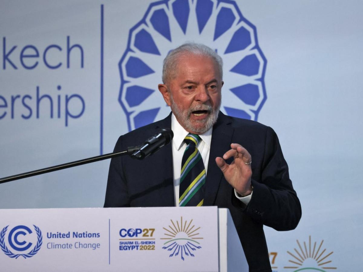 Lula da Silva en la COP27: seguridad climática en la Amazonía 