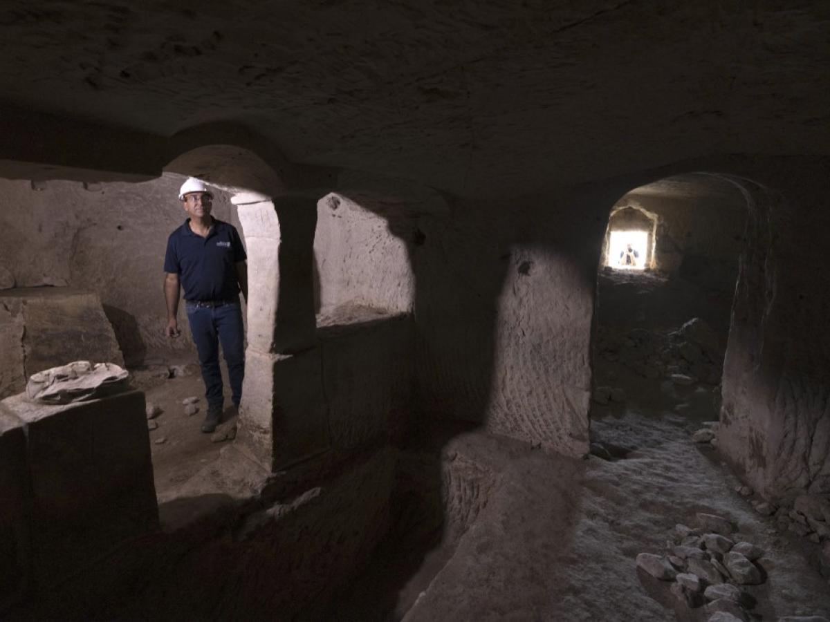 La tumba de Salomé, una cueva funeraria con 2 mil años de antigüedad 