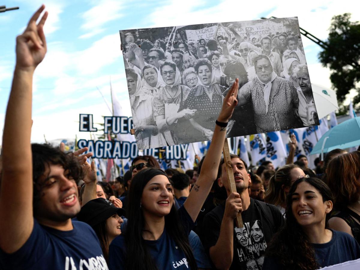 Marcha 48 años golpe de Estado Argentina