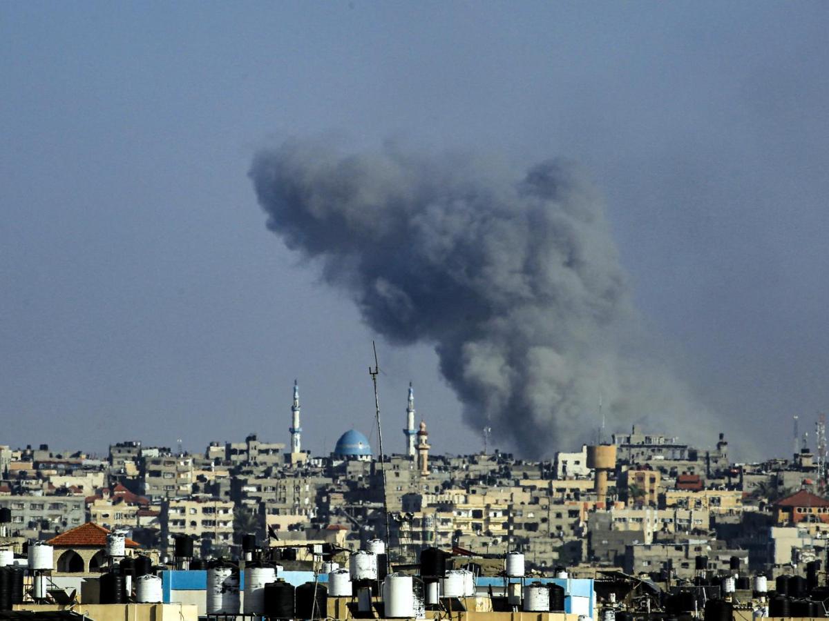 Bombardeo en Rafah por Israel, luego de fallo por CIJ