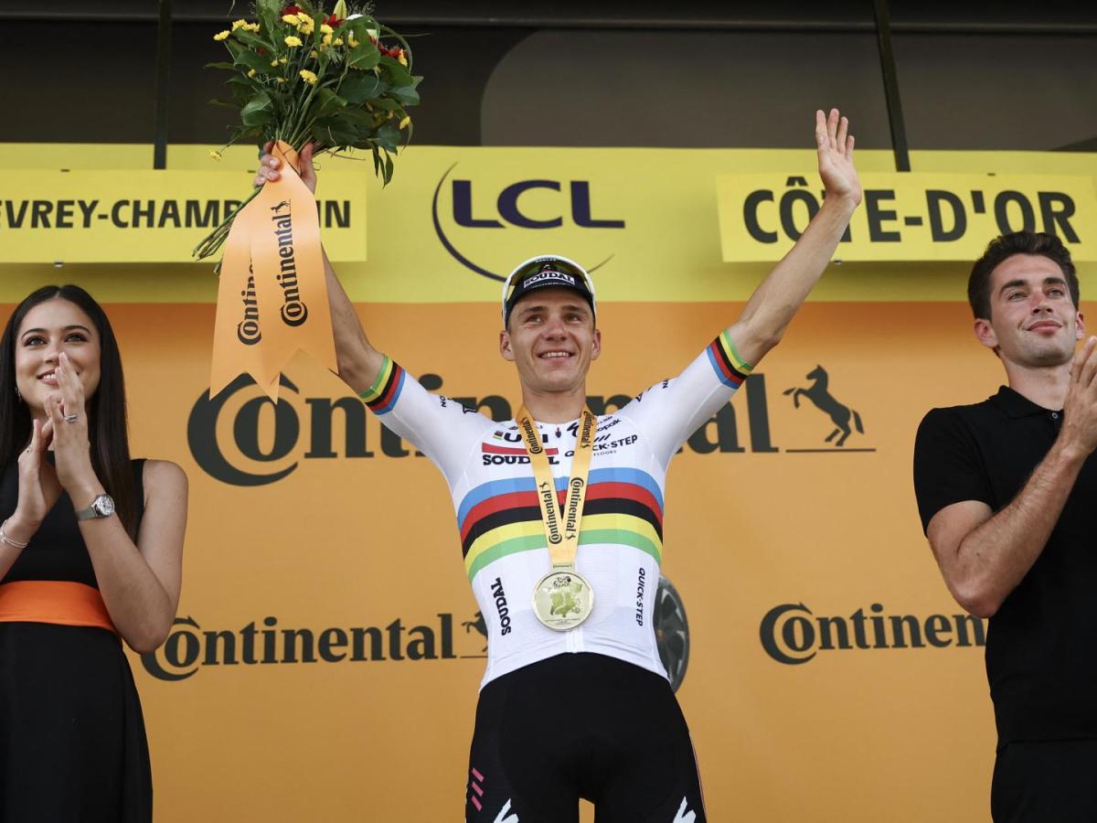 Tour de Francia: Evenepoel ganó la etapa 7 con una crono espectacular