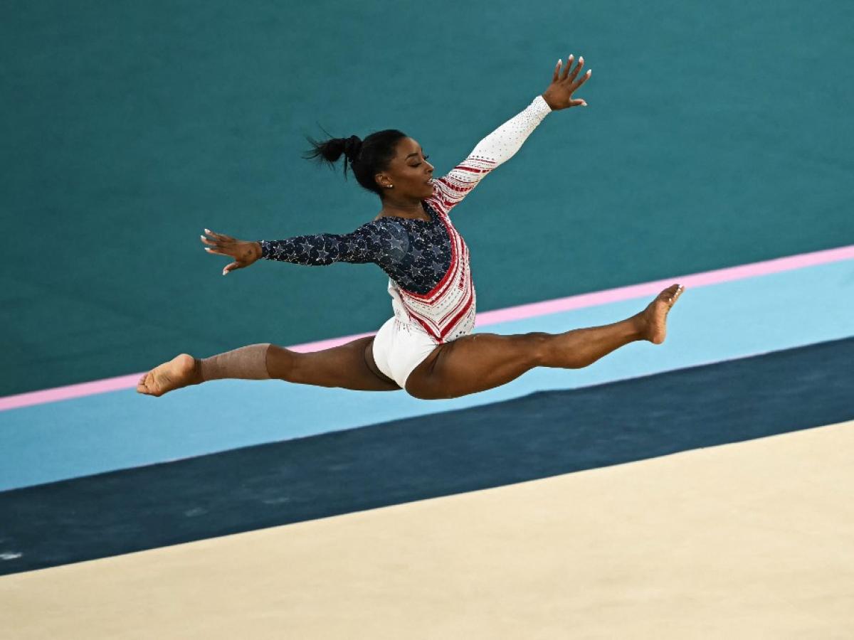 Simone Biles oro en parís 2024 | Juegos Olímpicos 