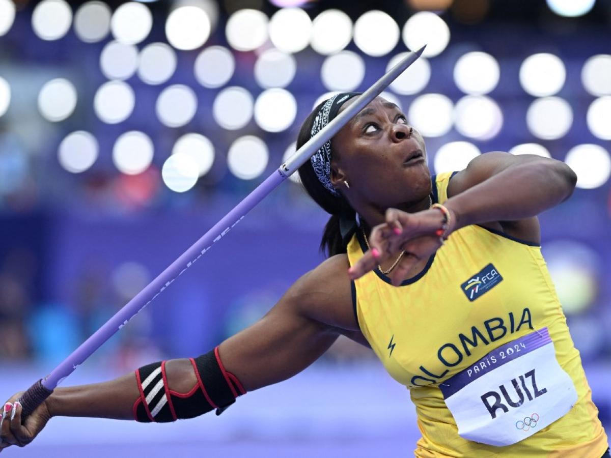 Flor Denis Ruiz se despidió de la medallería y le dio un neuvo dioploma olímpico a Colombia