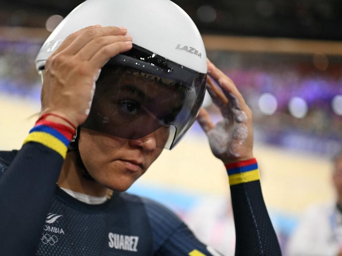 Martha Bayona fue eliminada en la velocidad femenina de París 2024