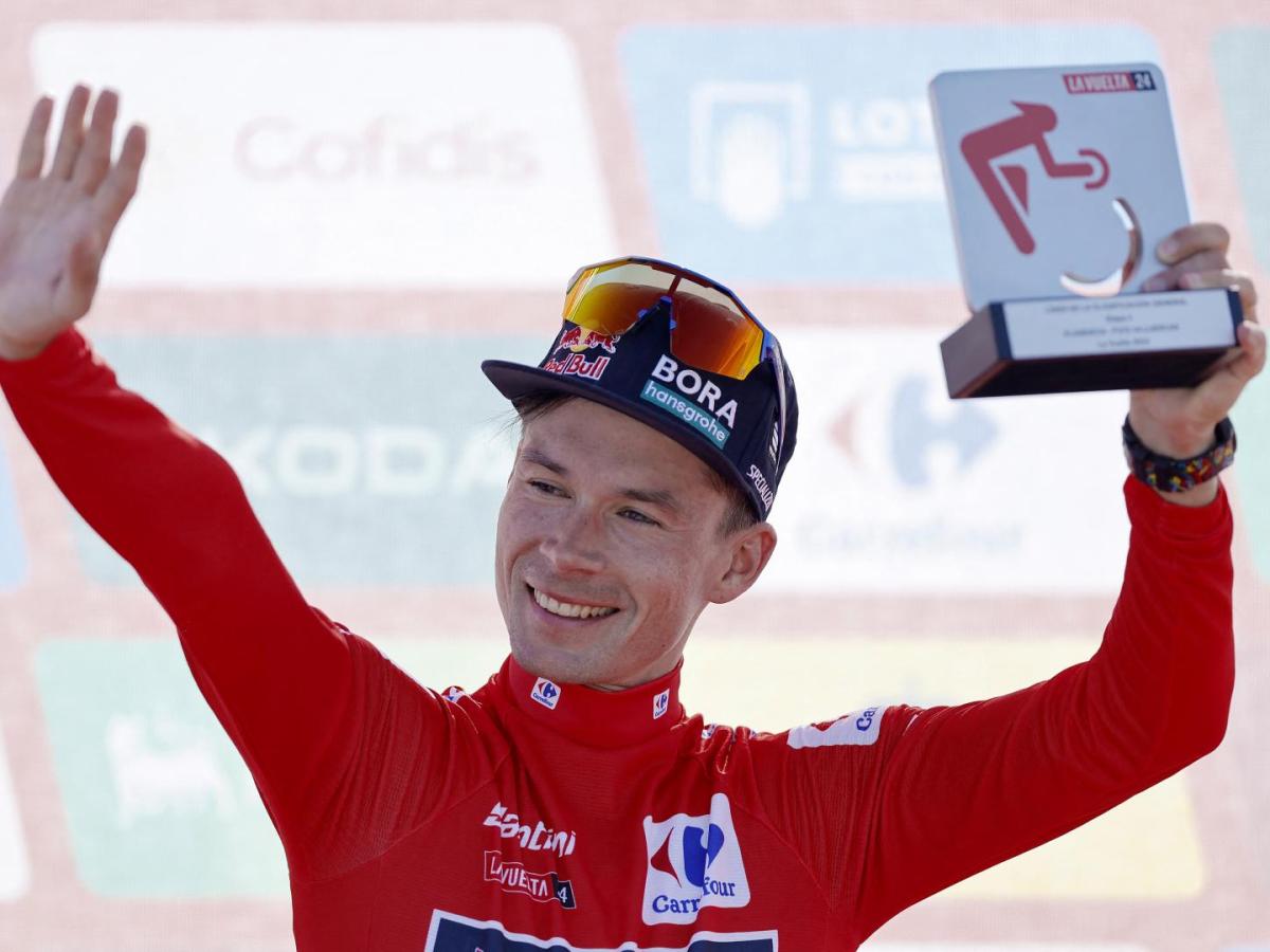 Vuelta a España: Primoz Roglic ganó la etapa 4