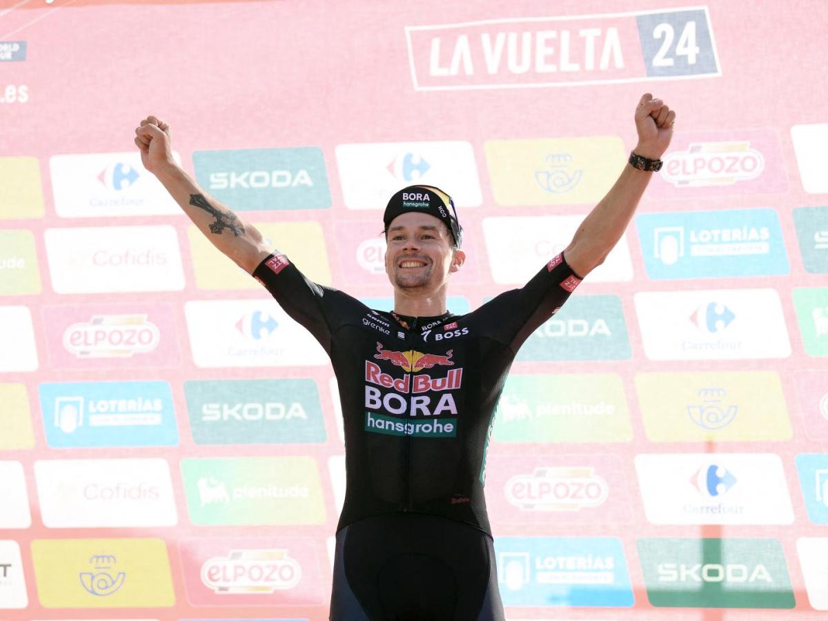 Vuelta a España: Primoz Roglic ganó la 8ª etapa