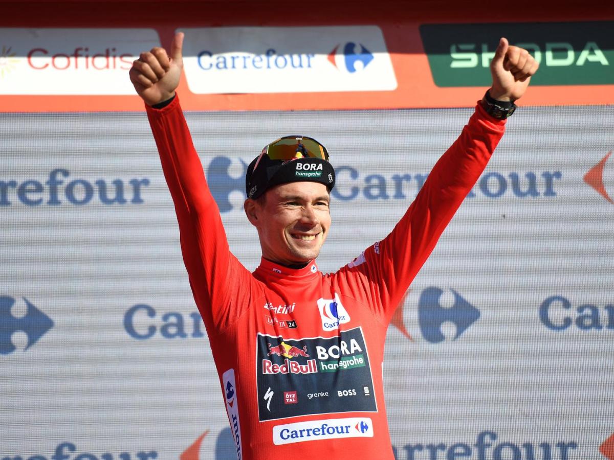 Vuelta a España: Primoz Roglic ganó la etapa 19