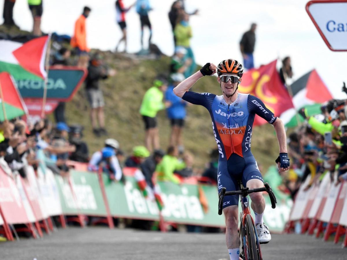 Vuelta a España: Eddie Dunbar ganó etapa 20 