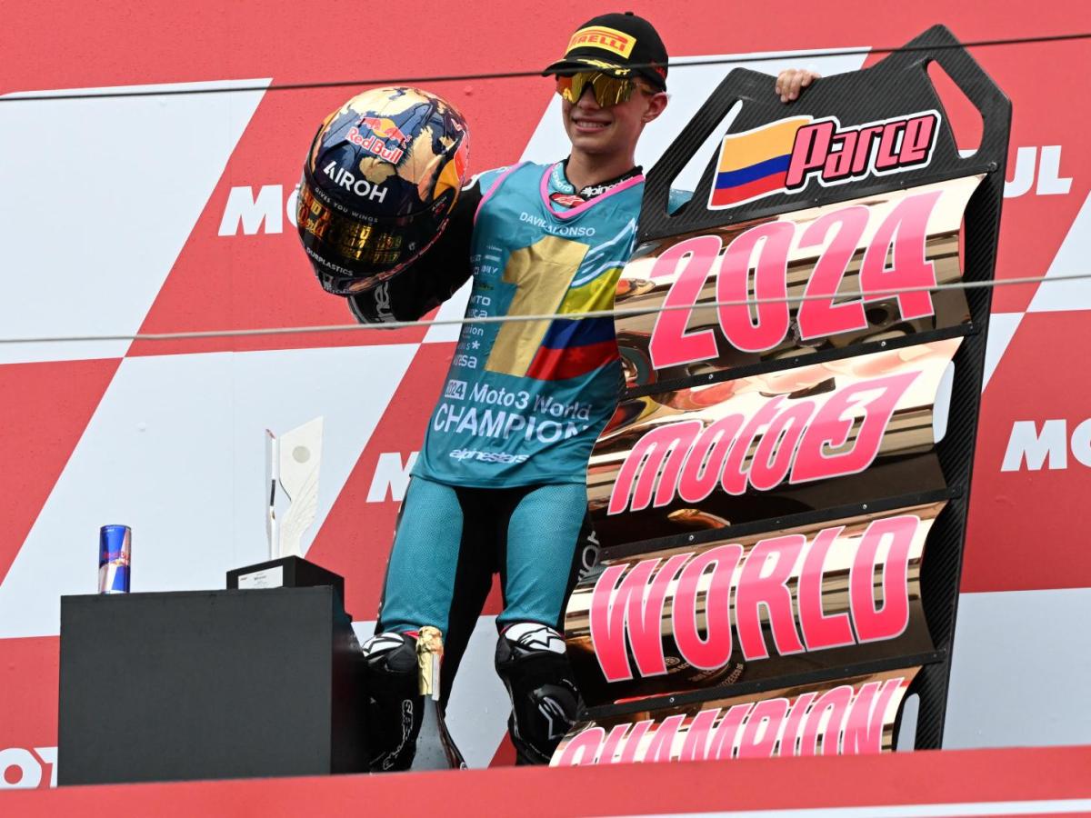 David Alonso es campeón mundial de Moto3