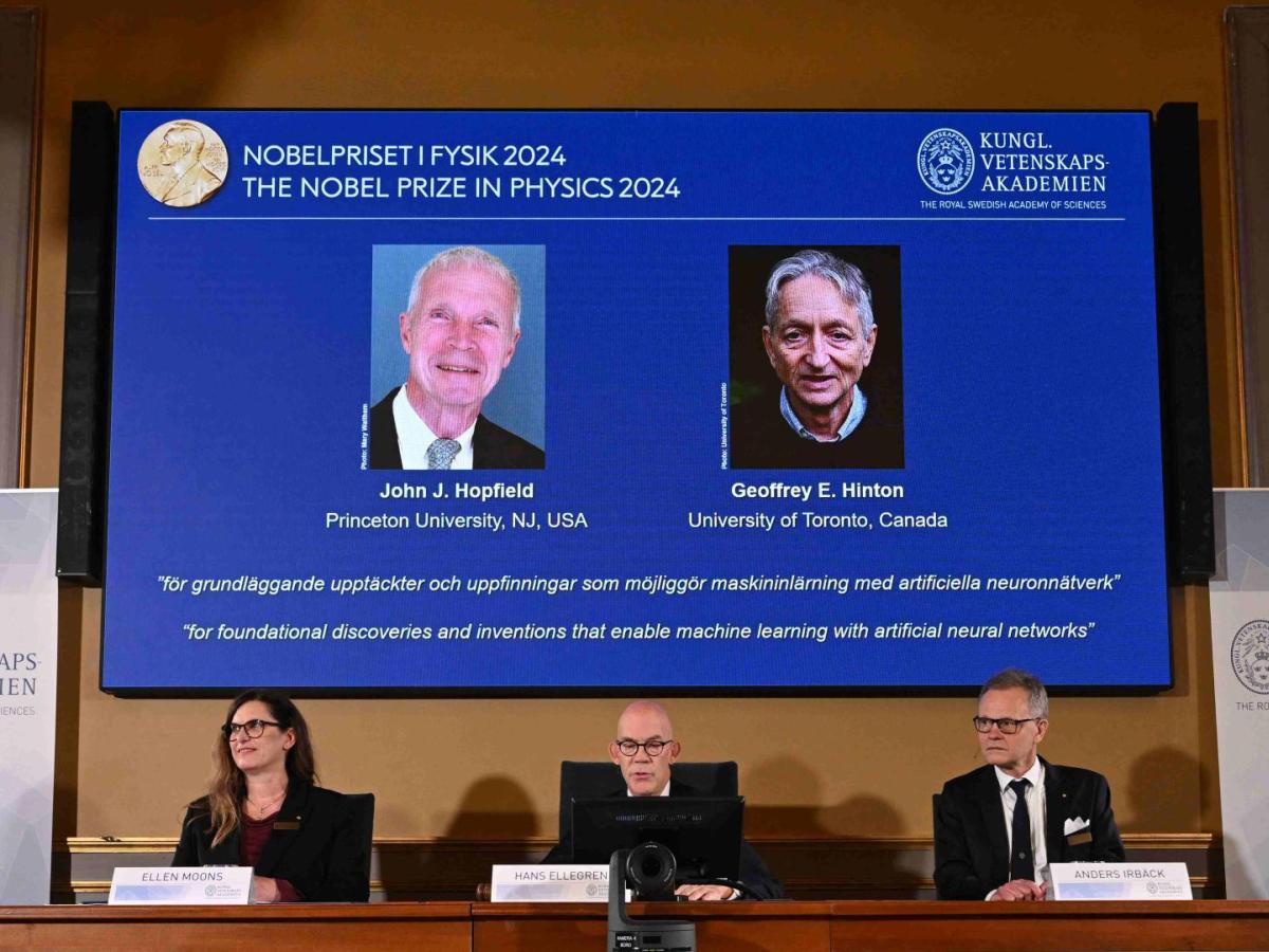 Nobel de Física: aportes en la IA por John Hopfield y Geoffrey Hinton