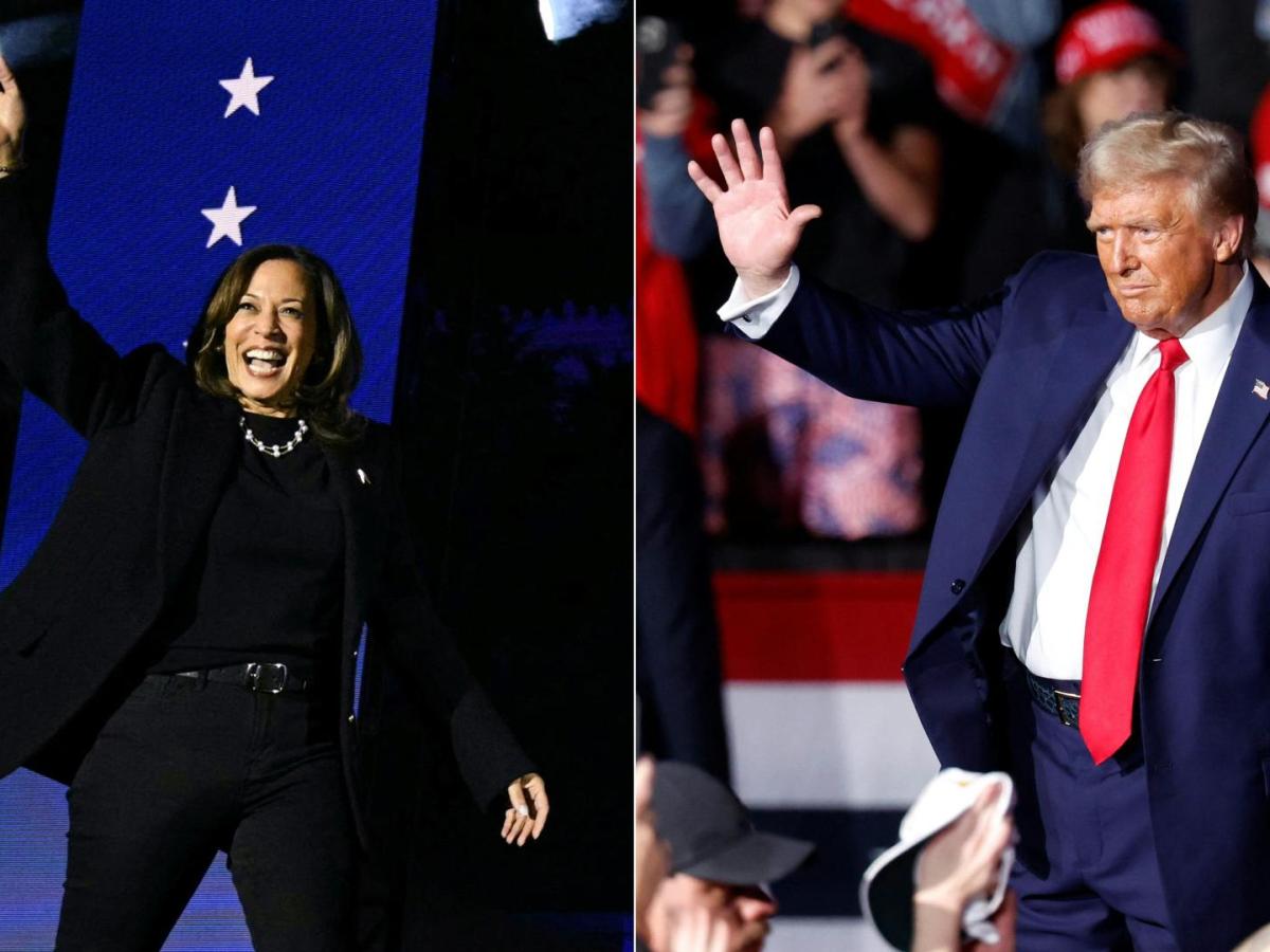 Donald Trump y Kamala Harris, candidatos a las elecciones de Estados Unidos