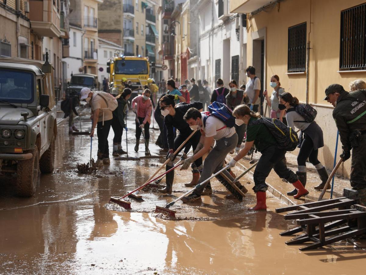 Inundaciones en Valencia, España.
