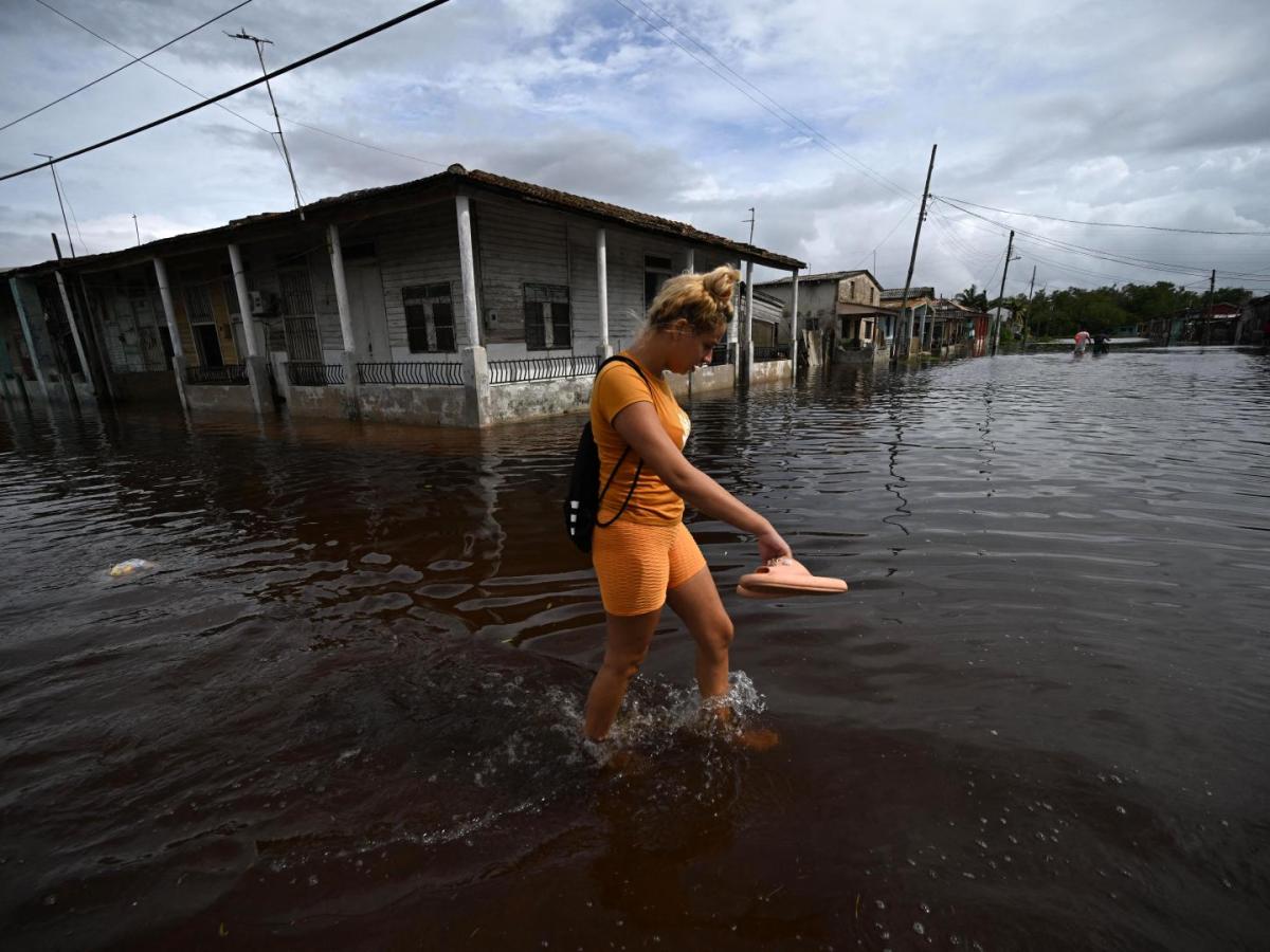 Huracán Rafael en Cuba