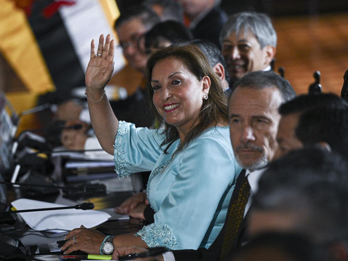 Presidenta de Perú Dina Boluarte
