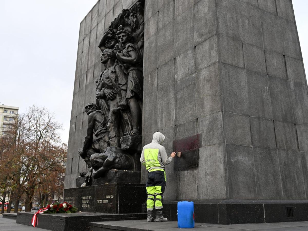 Monumento de la insurrección del Gueto de Varsovia 