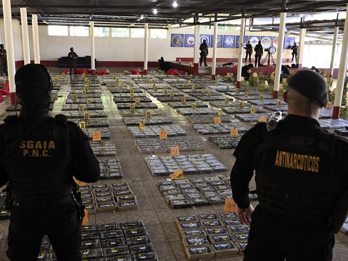  incautación de cocaína en el Caribe por guatemala
