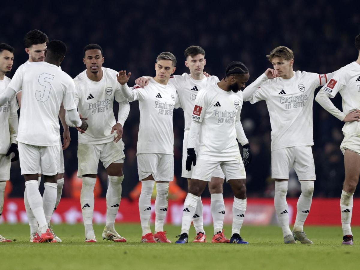  Manchester United elimina al Arsenal por penales 