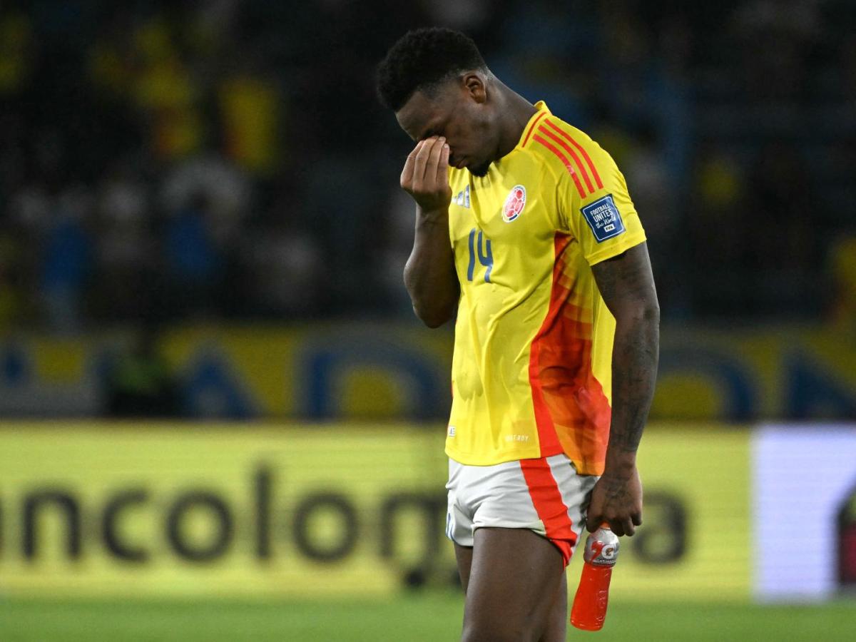 Jhon Jáder Durán fue desconvocado de la selección Colombia para jugar con Argentina