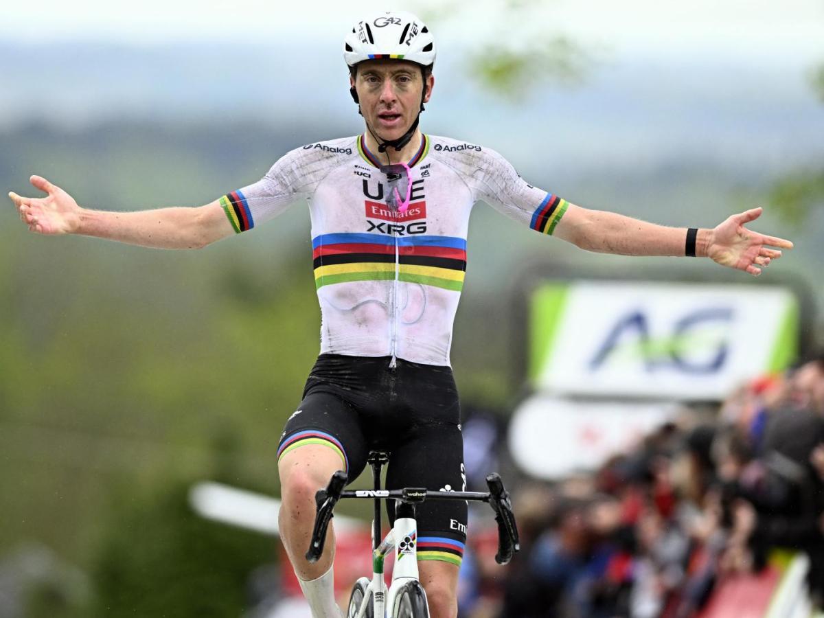 Tadej Pogacar ganó la Flecha Valona 2025