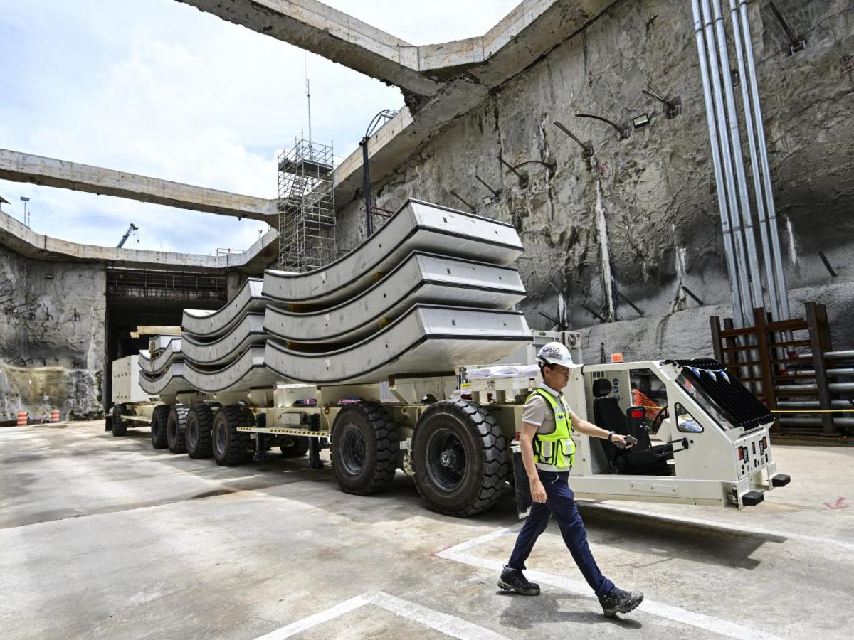 Panamá construye un túnel bajo su canal para una línea de metro