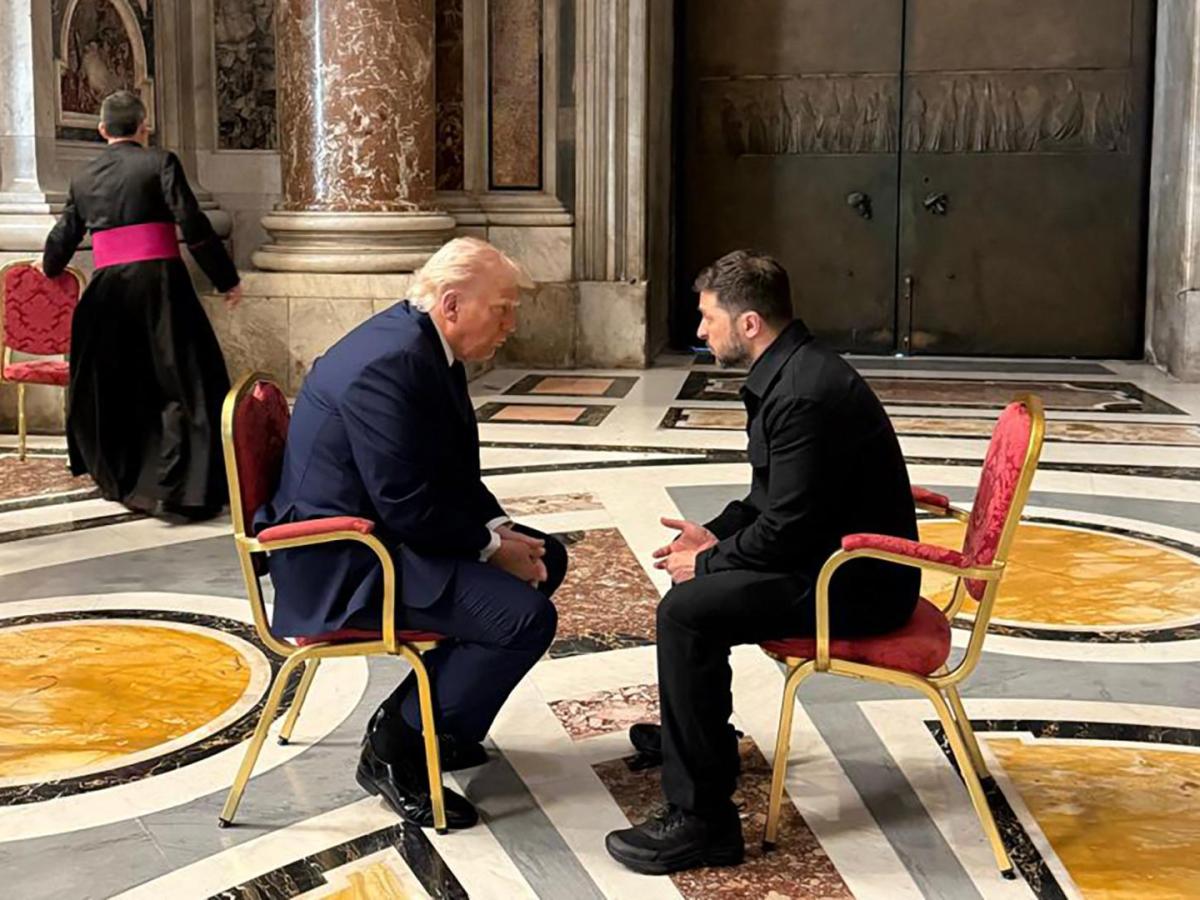 Funeral del Papa: diálogo Trump y Zelenski