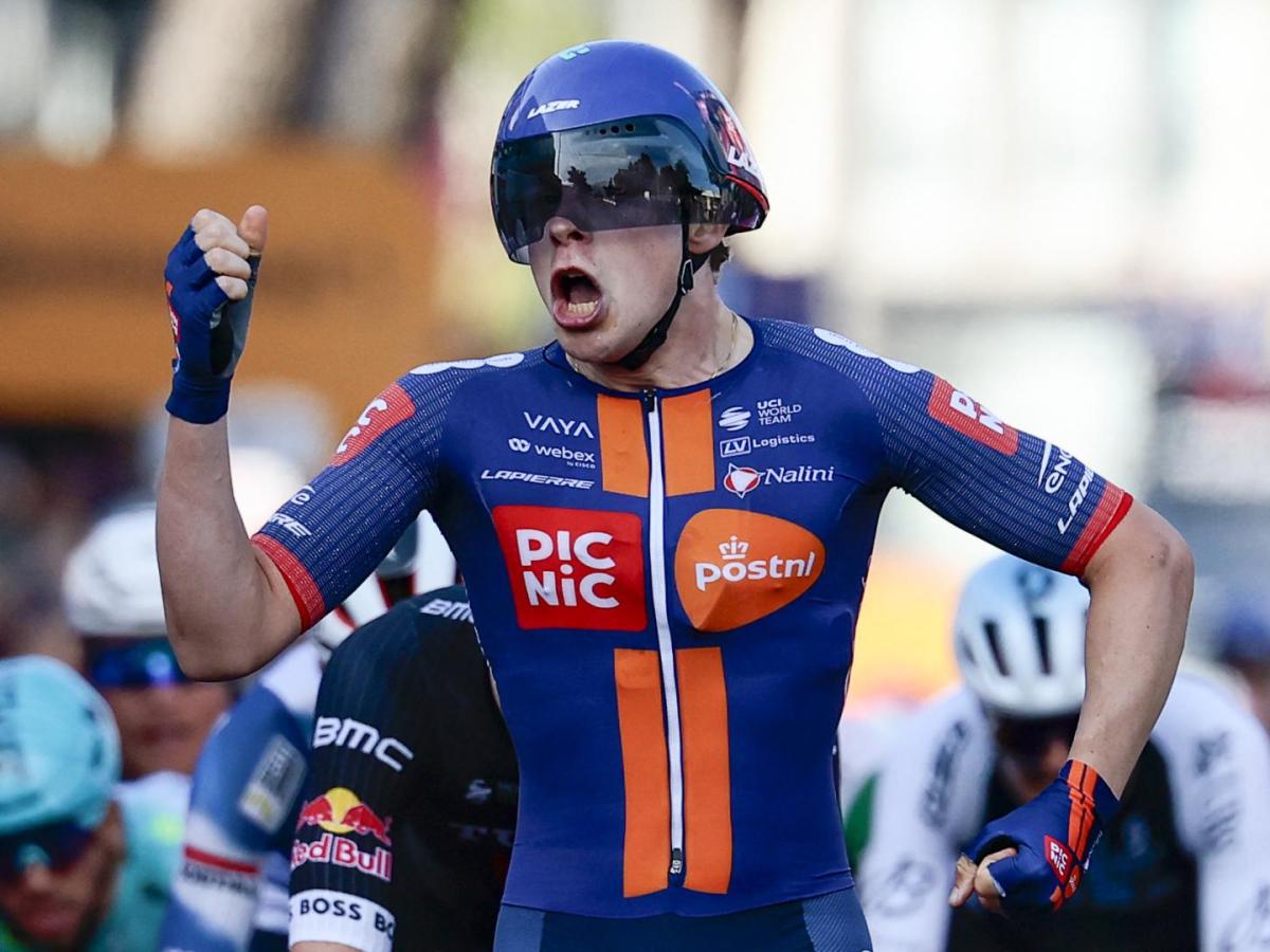 Casper Van Uden ganó la cuarta etapa del Giro de Italia